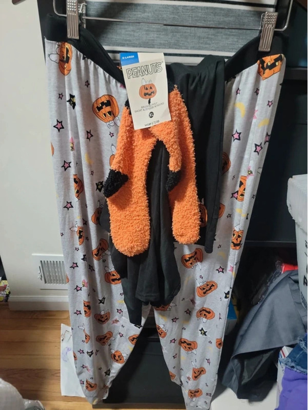 Peanuts womens 3 peice pjs set